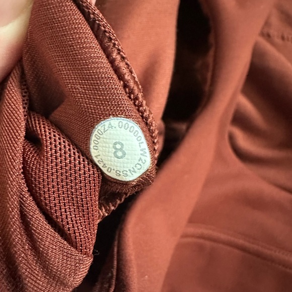 Lululemon Wunder Train Long-Line Bra Medium Support in Dark Terracotta Size 8 - Picture 5 of 6